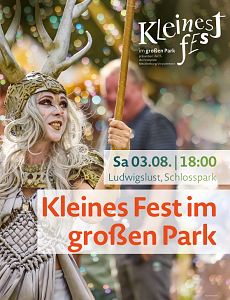 Spielplan Kleines Fest im großen Park Ludwigslust 2024 Samstag